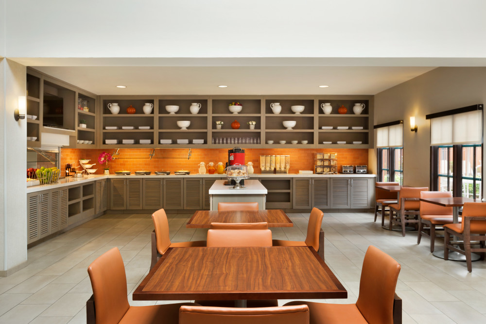 Enjoy our complementary hot breakfast with omelet station every day.