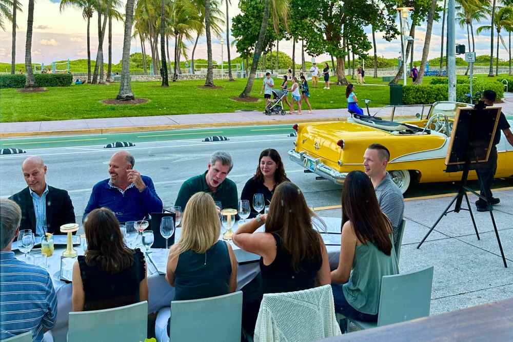 A Fish Called Avalon Group Dining Outdoors