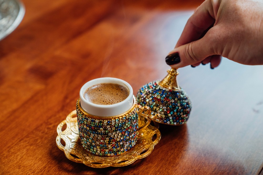 World wide famous hand cooked Turkish Coffee
