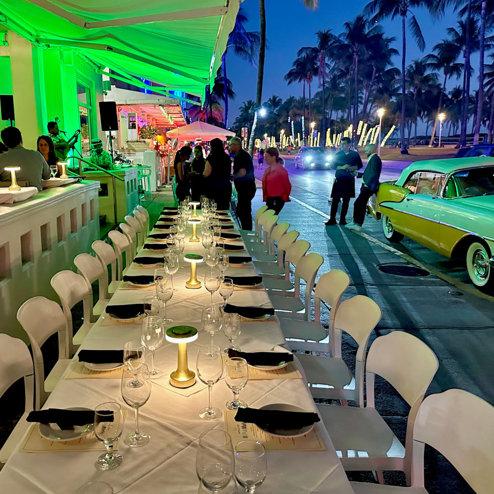 Patio dining