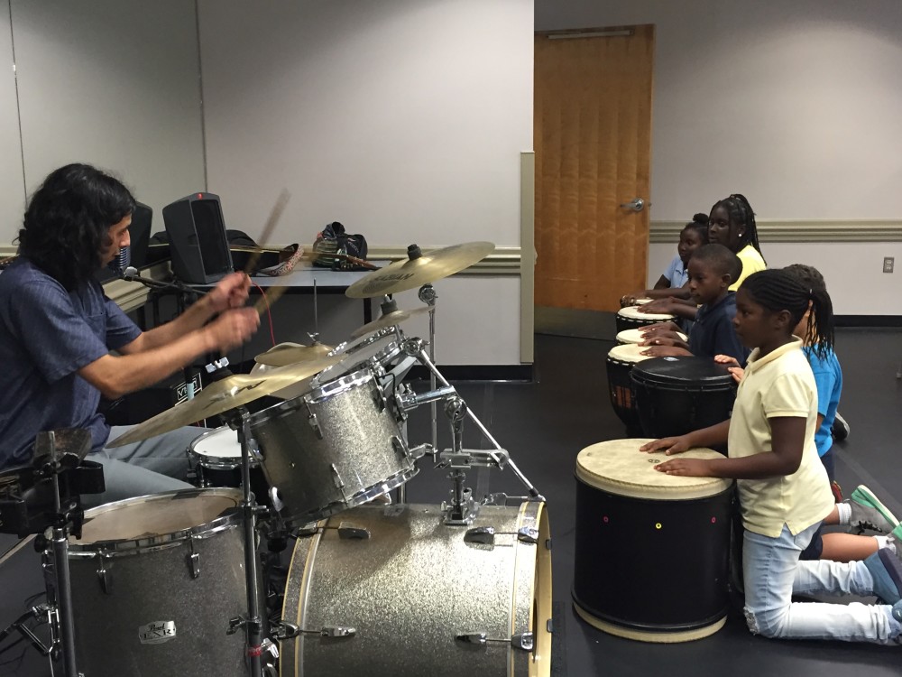 ArtSouth provides after-school arts programming in under-served areas. Classes range from dance to visual arts.  At the end of the year, students will perform in a final show arranged by ArtSouth's artists-as-teachers.
