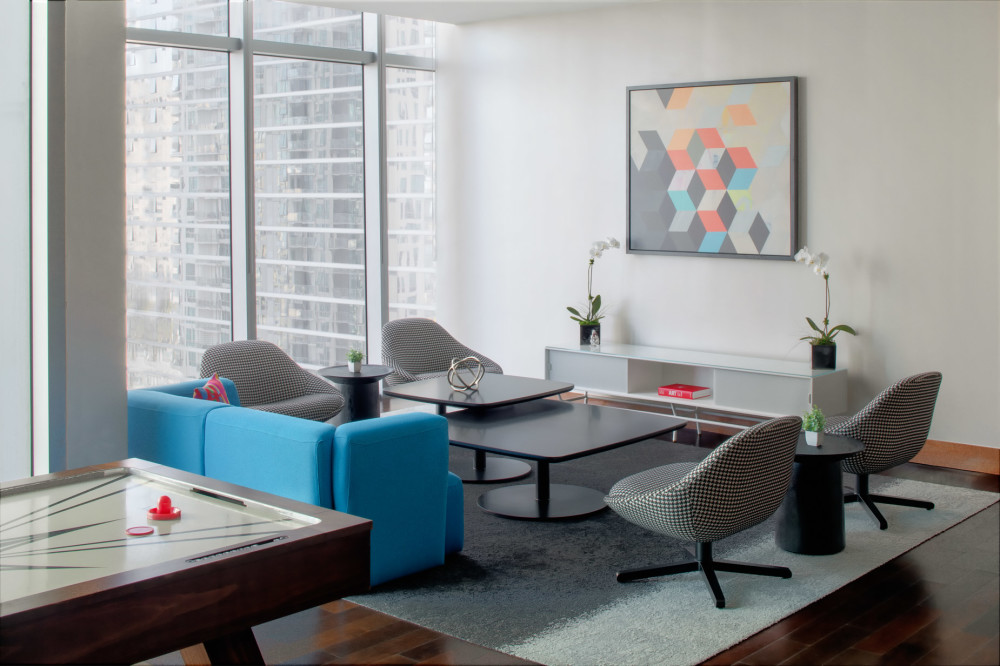 Located on the 19th floor