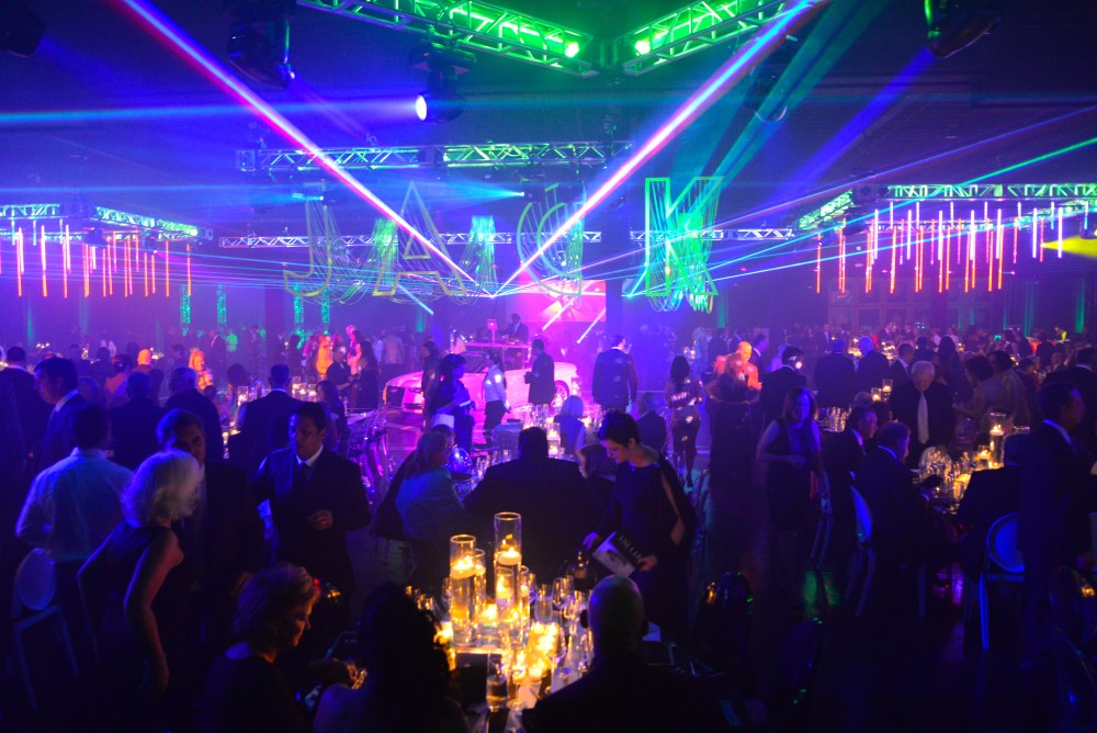 Lighting, Sound and Scenic Elements created for one of our local clients' Annual Gala