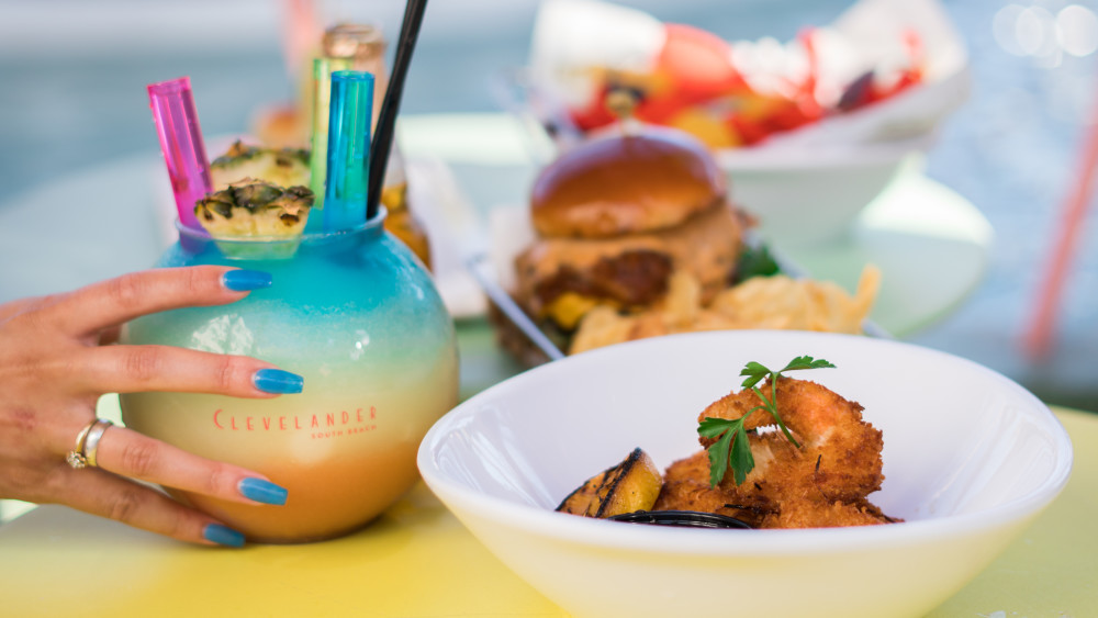Enjoy Poolside Drinks & Food