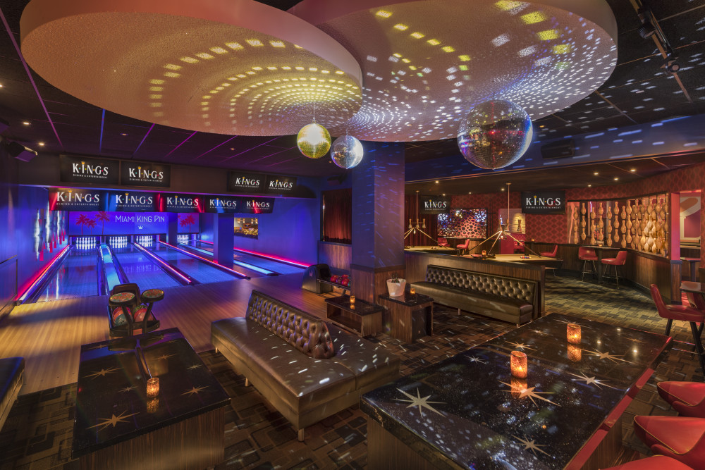 Private Event Space with 4 Bowling Lanes and 2 Billiard Tables