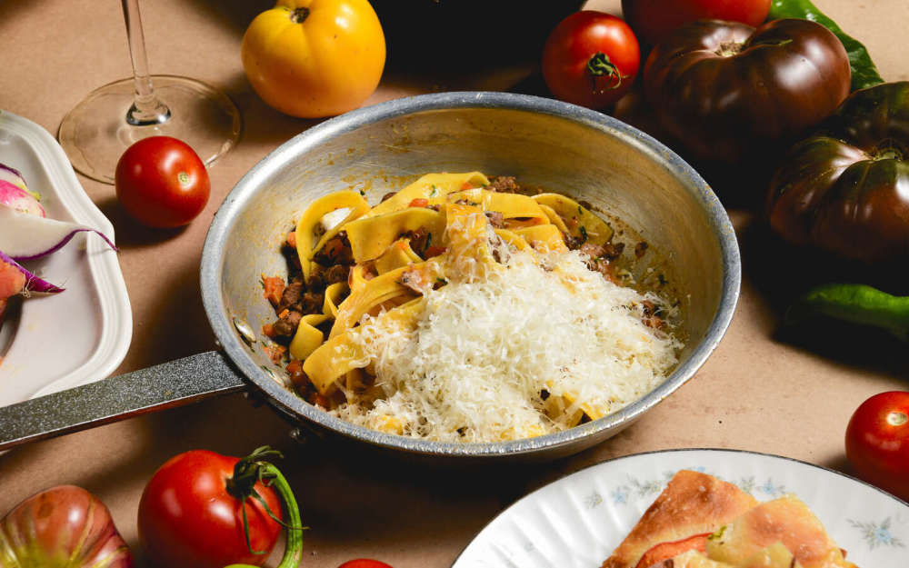 Handmade pastas. Bright pomodoro. Black pepper with Madagascan spice. Slow
ragù.