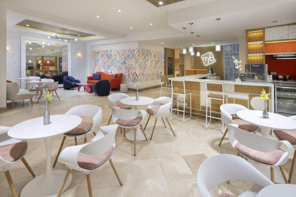Lobby and bar area