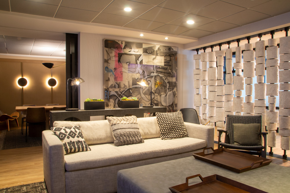 Our cozy and inviting Lobby provides comfortable area to relax or catch-up with family and friends.