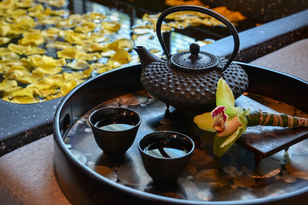 Relax with some tea.