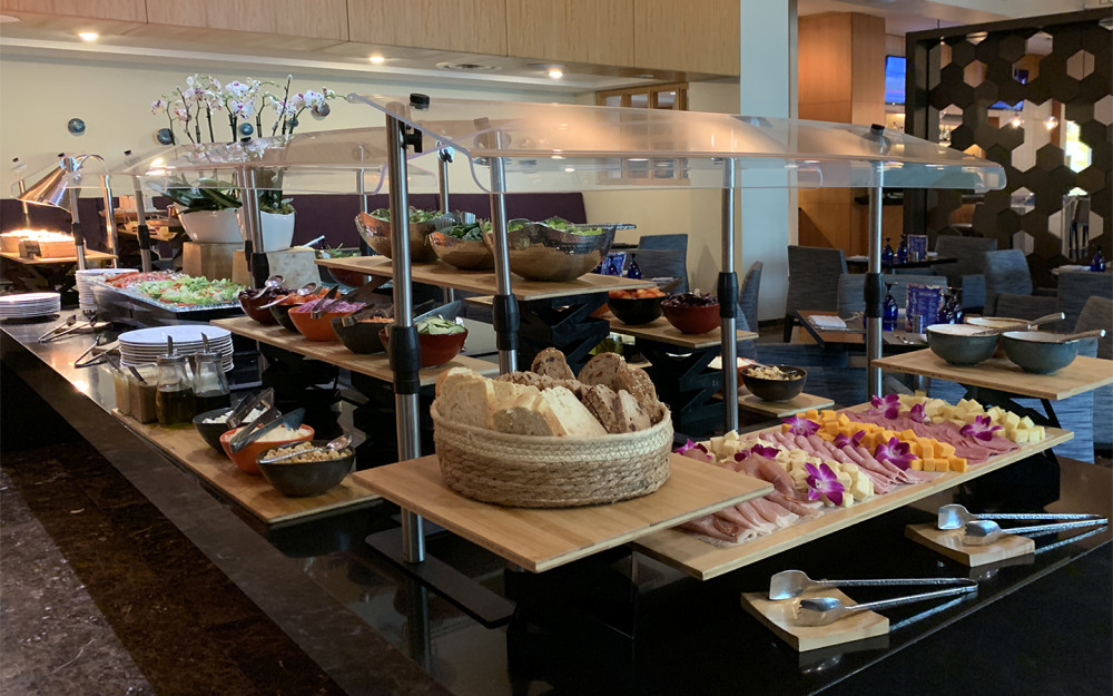 Blue Matisse Power Lunch buffet spread