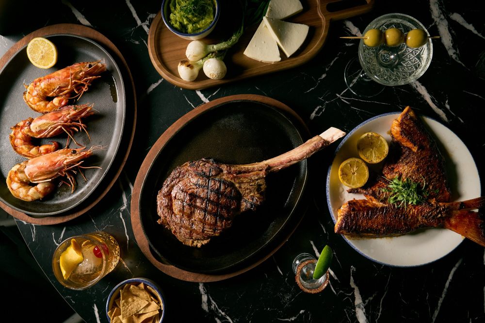 PESCADO, PRANWS, RIB EYE