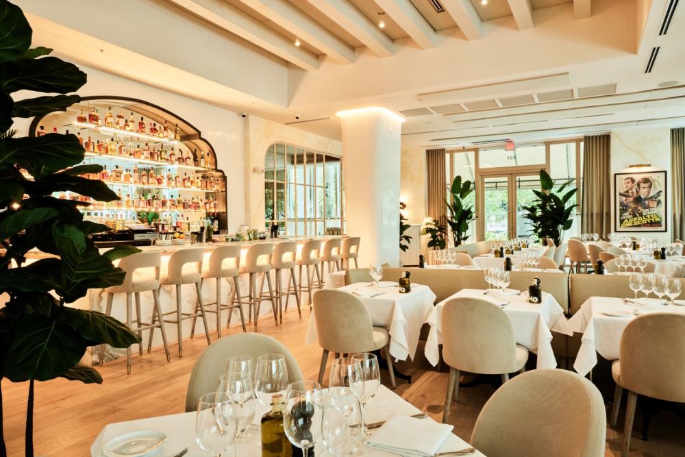 Main dining room at MAMO Miami