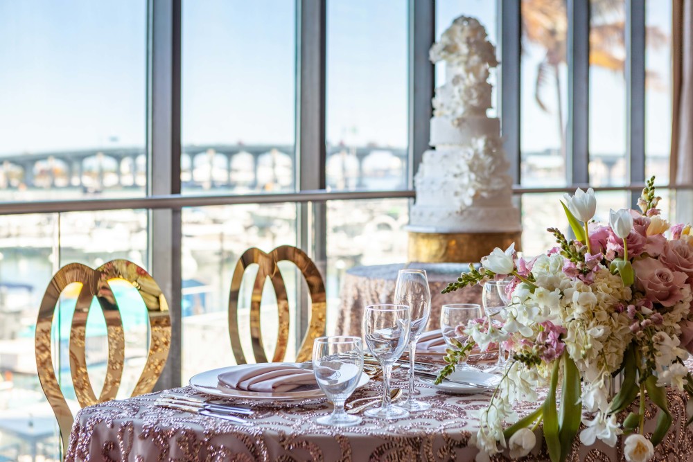 Wedding Head Table Banquet Detail