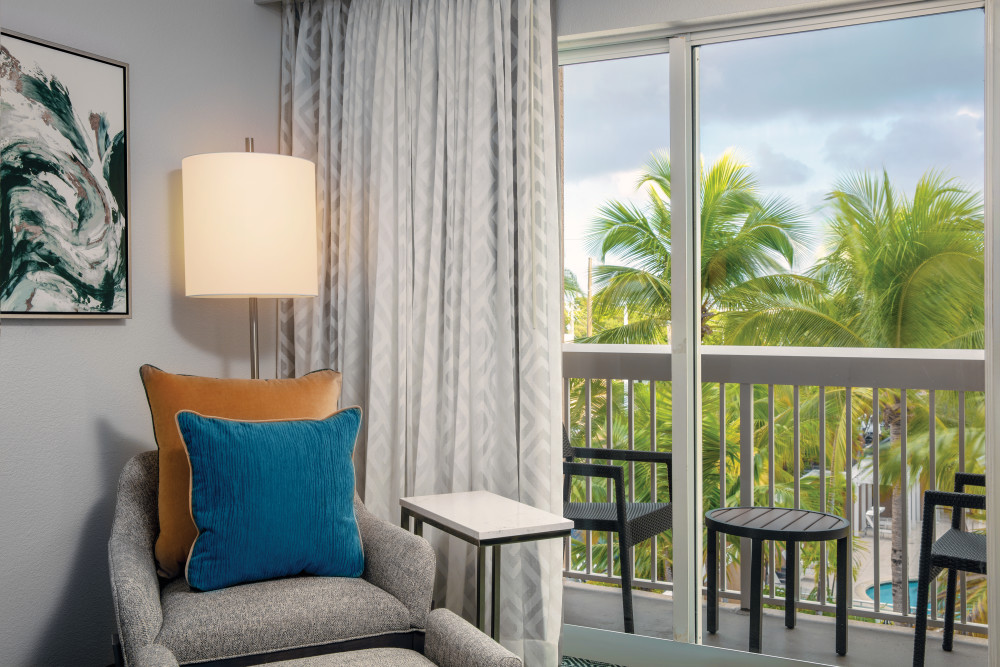 Enjoy our Courtyard views from our guestrooms with private balcony.