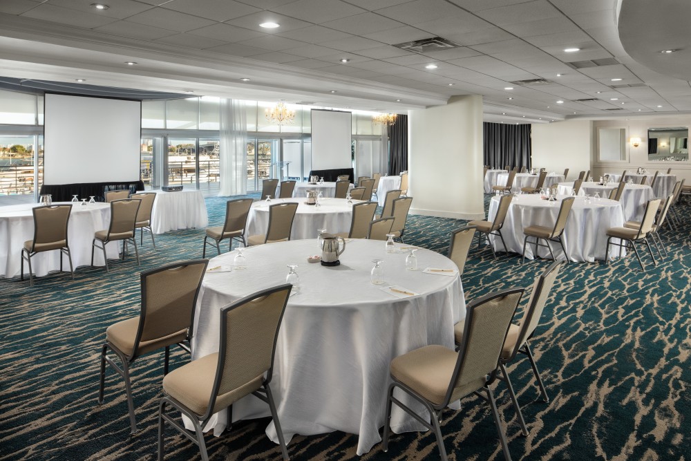 Hold your next meeting at our Grand Ballroom, 3,456 sq ft  plus a private terrace overlooking Biscayne Bay.