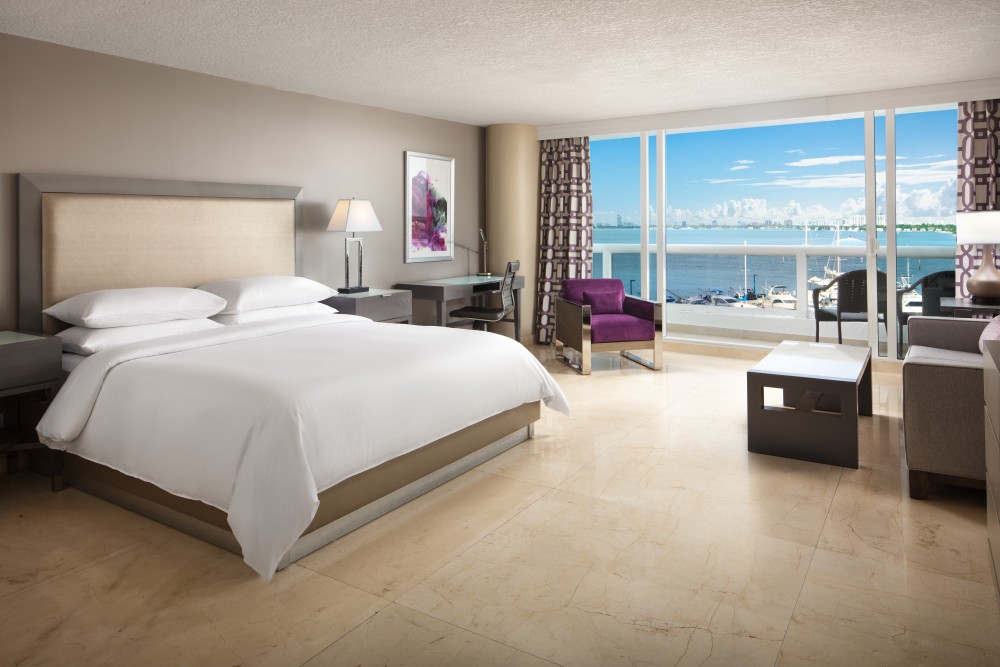 Enjoy breathtaking views from your balcony.