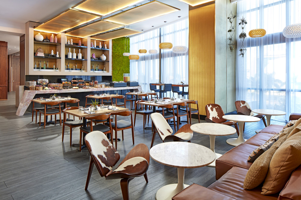 Library Lounge, perfect for groups meals and receptions.