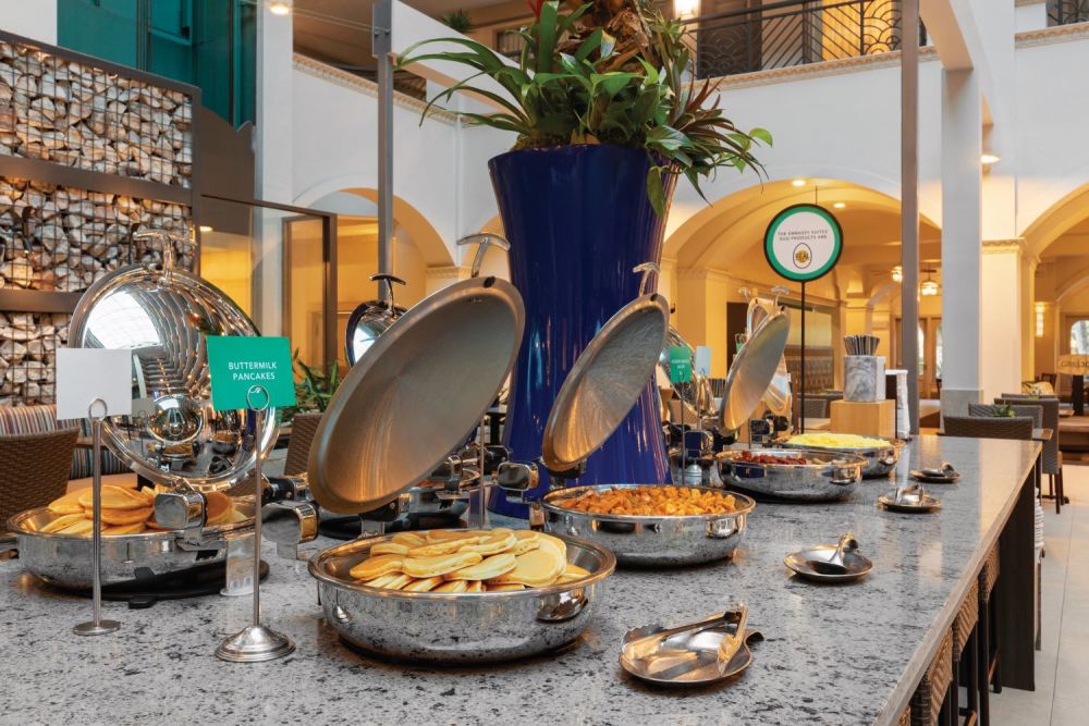Complimentary made-to-order breakfast is included with every stay.