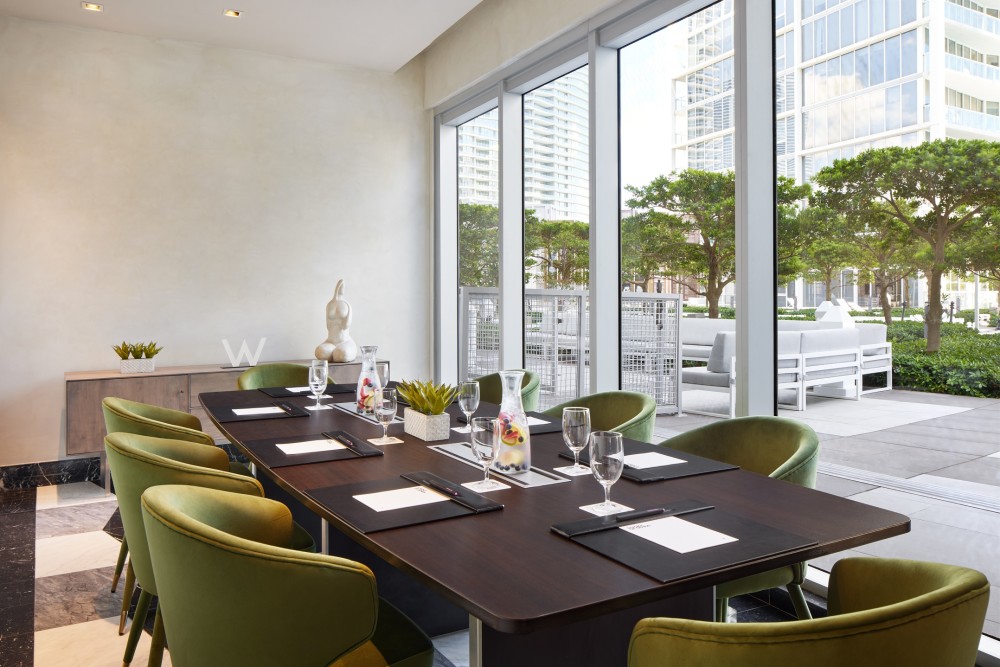Private Dining Room 2, located inside TULUM. Ideal for small meetings and private dining experiences.
