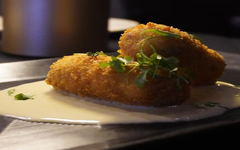 Lobster Croquettes with termidor sauce