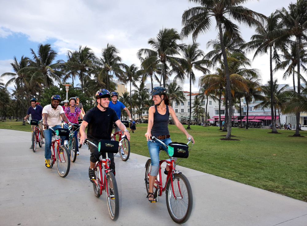Велосипеды, закуски и виды Тур Miami Beach