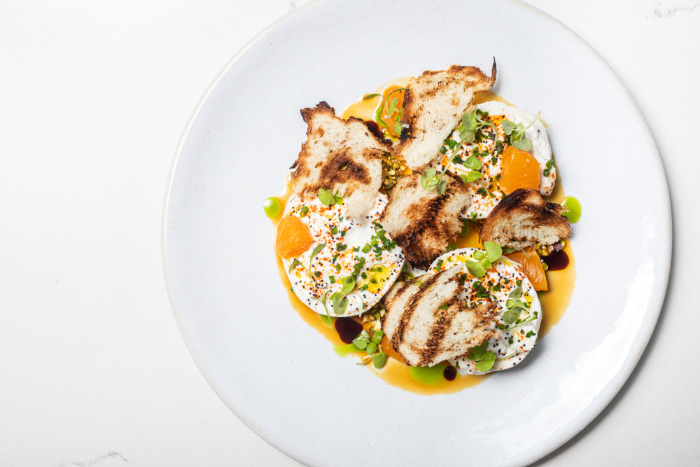 Murray’s Burrata, pistachio, local citrus