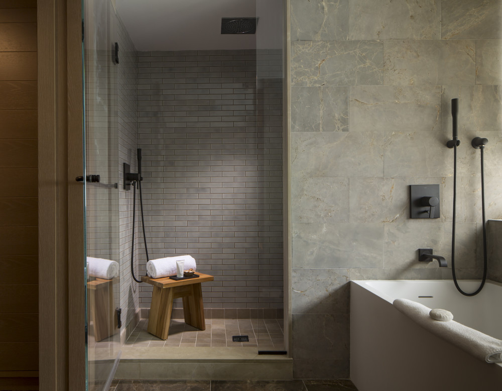 Zen Suite King Ocean View Bathroom - Nobu Hotel Miami Beach