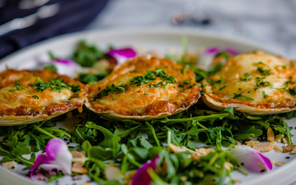 Coquilles st.jacques, gratinéed
