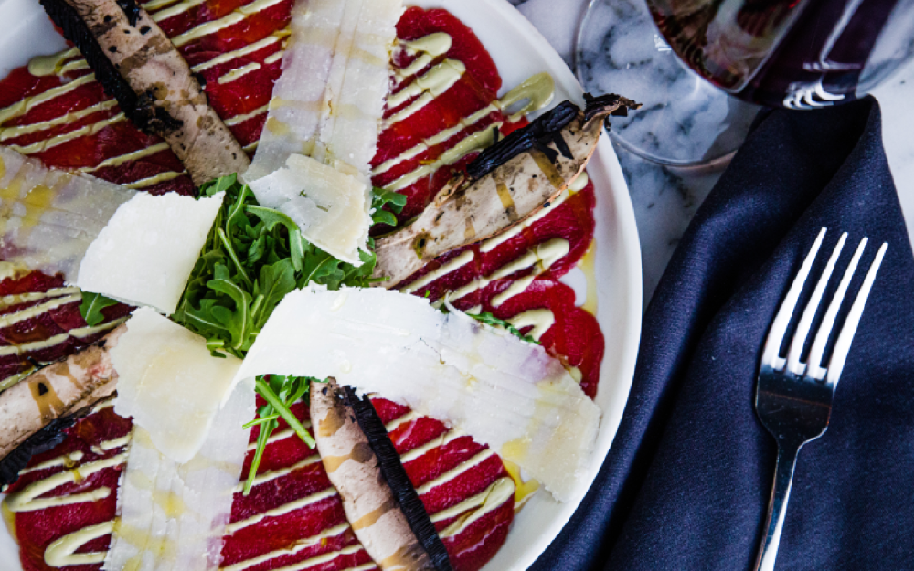 BEEF CARPACCIO, PORTOBELLO