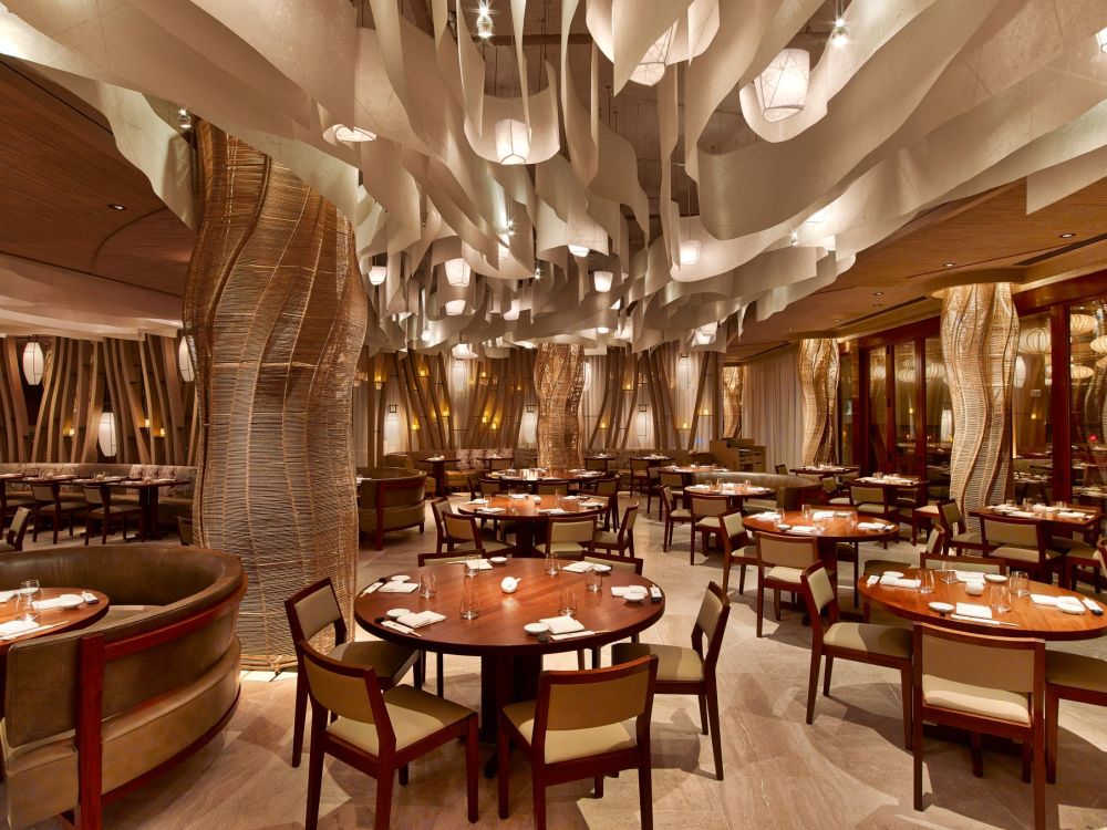 Interior of Nobu Miami restaurant