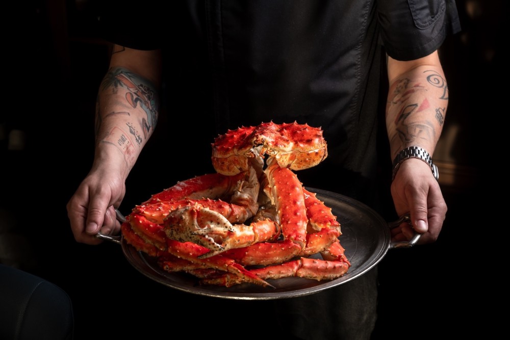 Norwegian King Crab at Klaw Miami