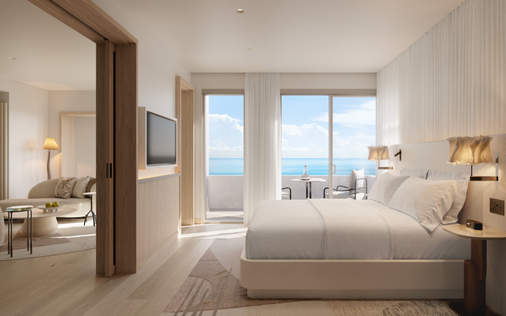 Ocean View King Suite- Bedroom