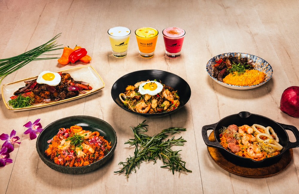 It shows variety of our dishes as well as our pisco flight