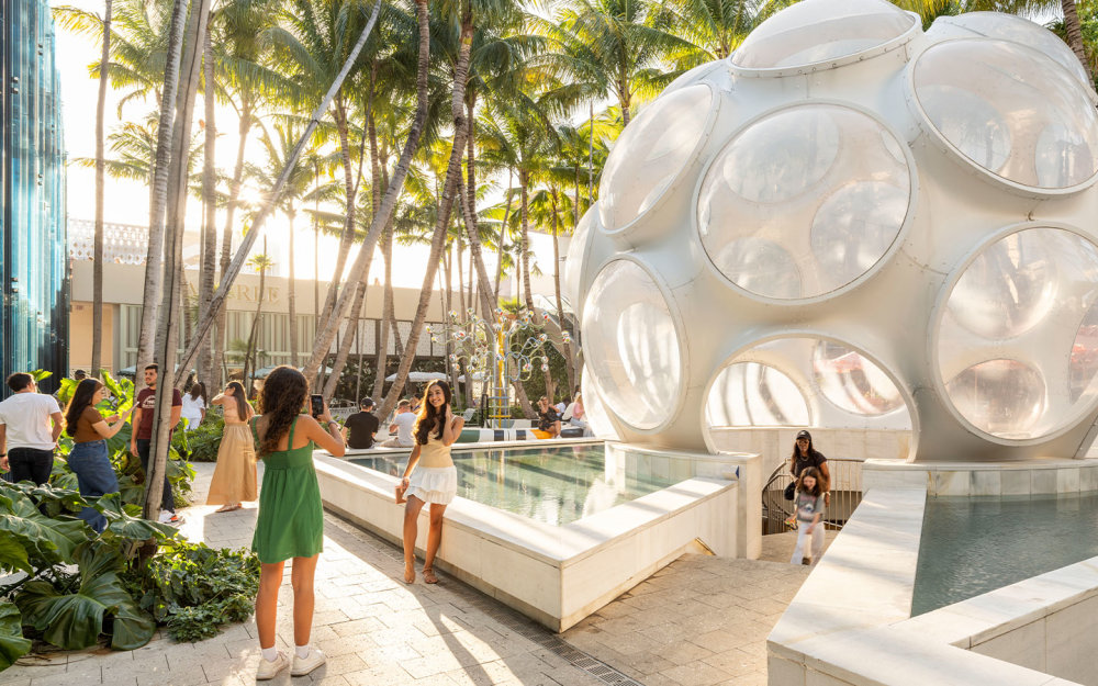 Miami Design District, Palm Court, Fly's Eye Dome