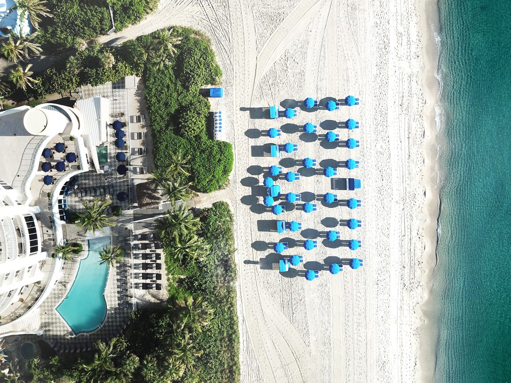 View of the pool & beach area.