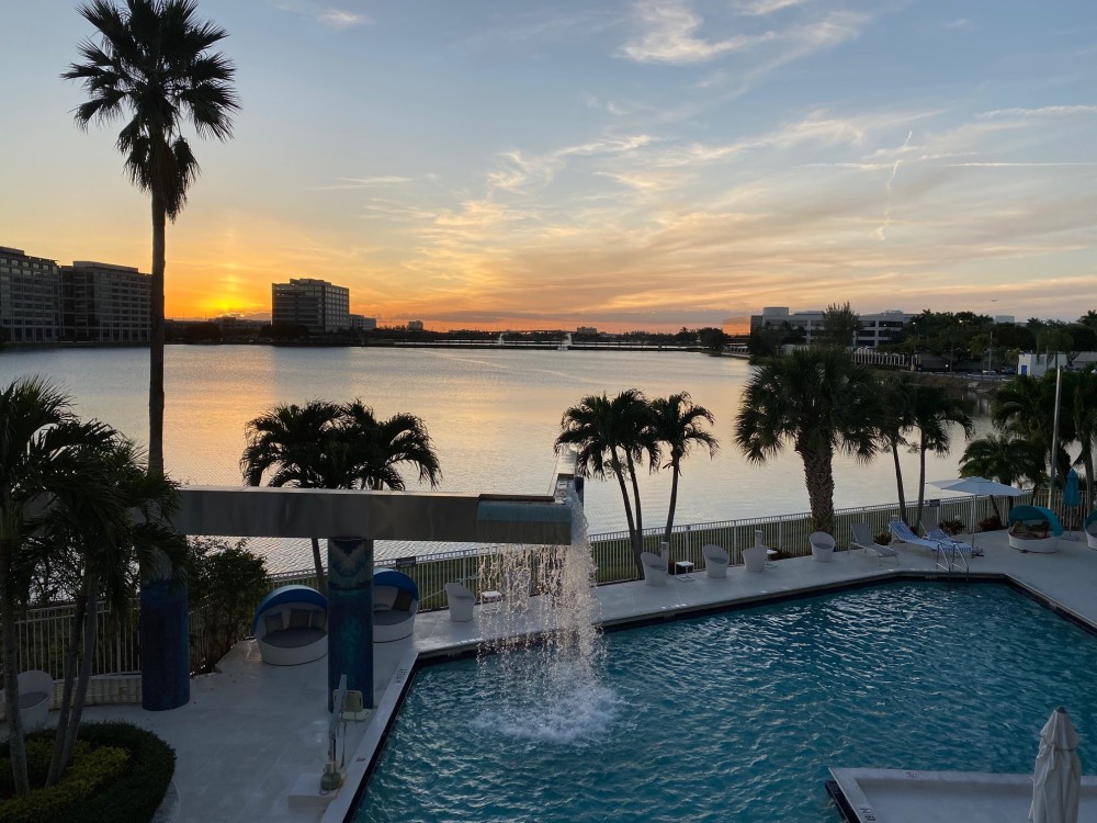 Pool at Sunset