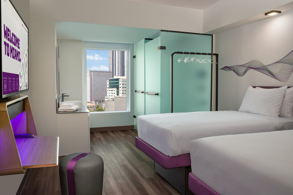 Hotel Guest Room - Two Twins
