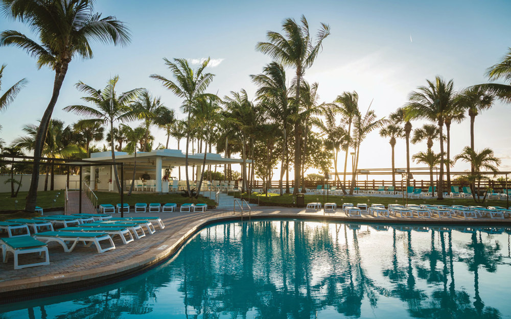 Oceanfront pool and terrace
