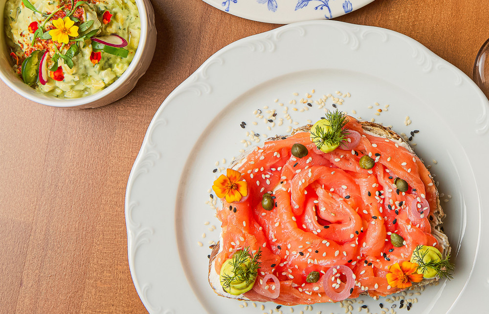 Miami Spice - Smoked Salmon and Dill Tartine