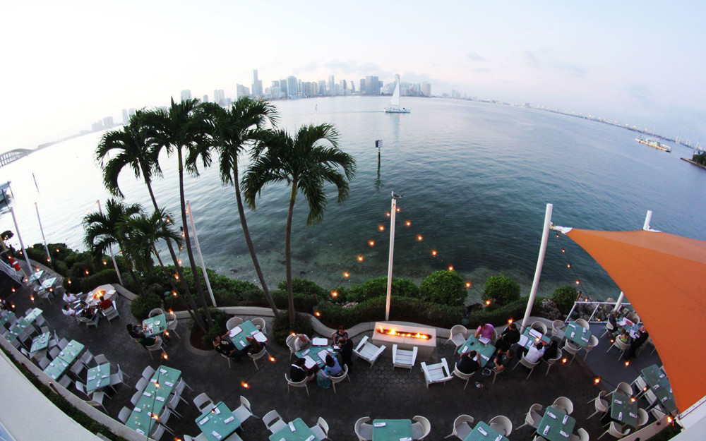 Rusty Pelican Miami outdoor seating