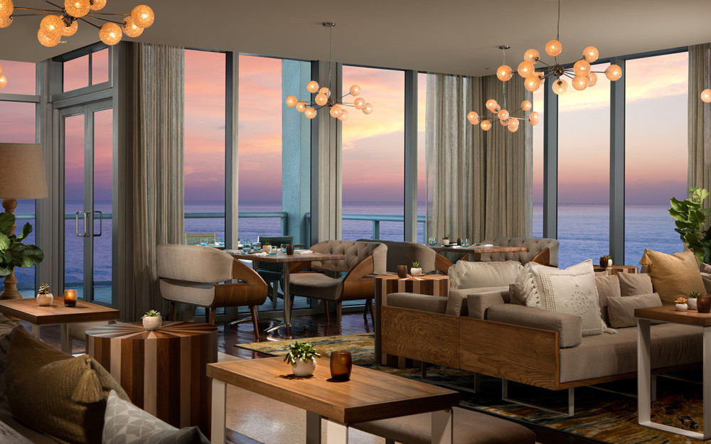 Enjoy globally inspired cuisine and ocean views at BALEENkitchen.