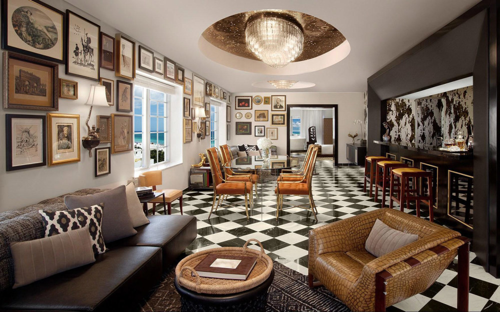 Tower Penthouse designed by Lenny Kravitz