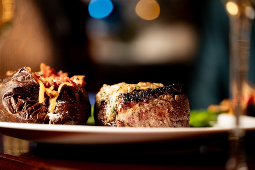 Discover our premium steak options, from Petite Filet Mignon to our signature Prime Tomahawk.