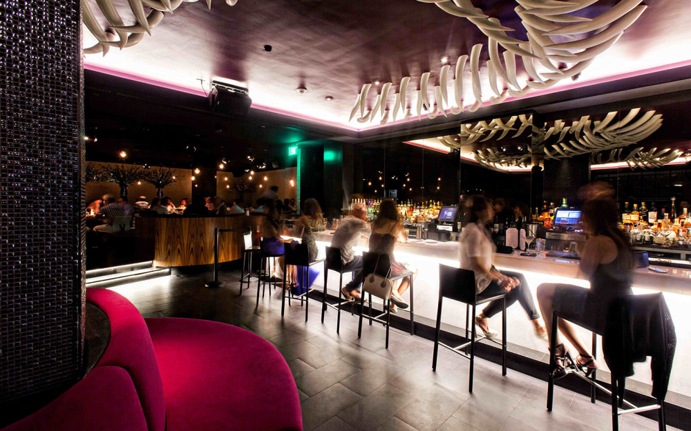 STK Miami Beach bar