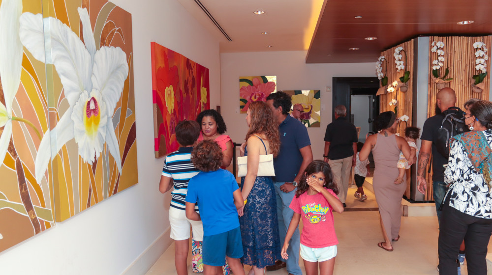 Art Residency where my artwork was exhibited for 6 weeks in the 16th floor gallery
