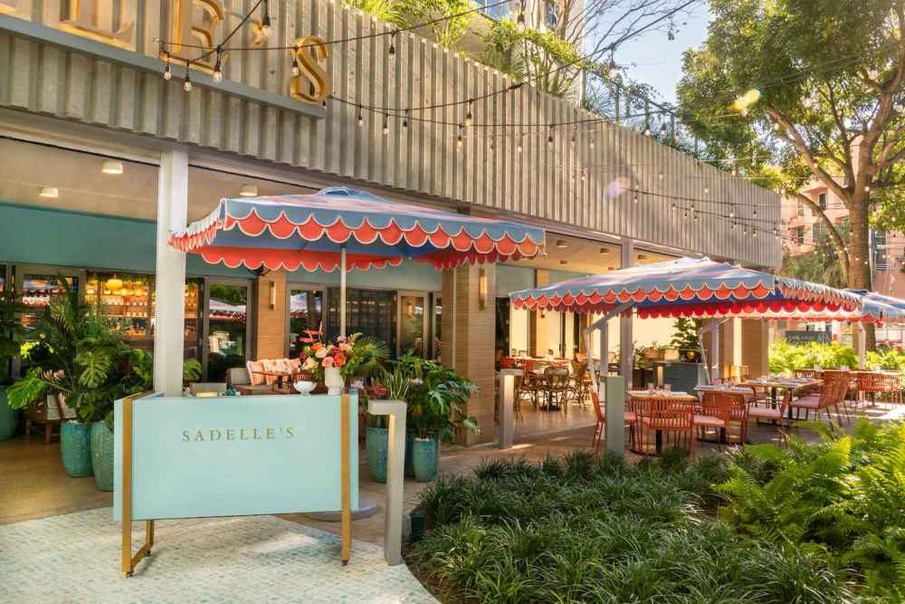 Patio at Sadelle's Coconut Grove