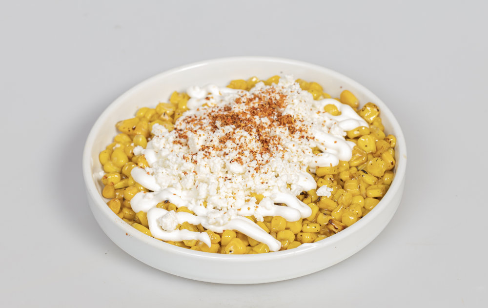 Roasted corn, Liquor 43, Mexican cream, queso fresco, Tajín lime.
