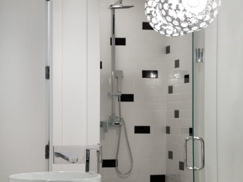Walk in Rain Shower