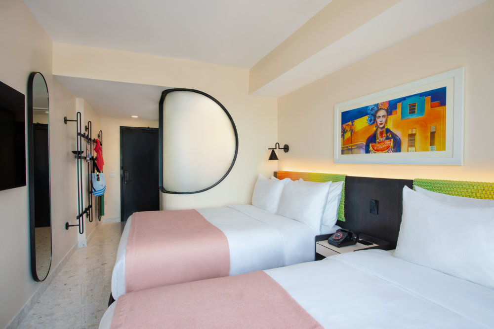 Bedrooms feature floor-to-ceiling windows, rain showers, peg-walls for additional storage, and a 55” flat-screen Smart HDTV loaded with full cable access and streaming apps
-Netflix, Hulu, HBO Max, and more.