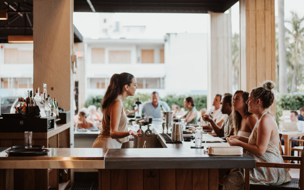 Outdoor Bar at Sushi Bichi